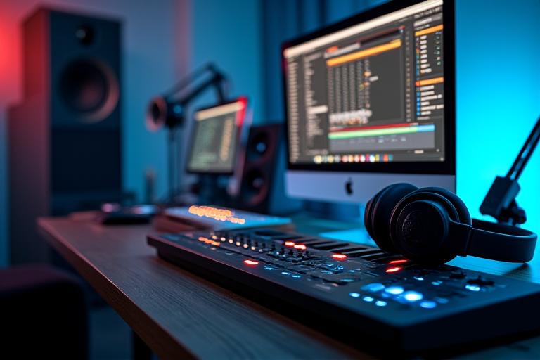 Digital Music Production Setup
